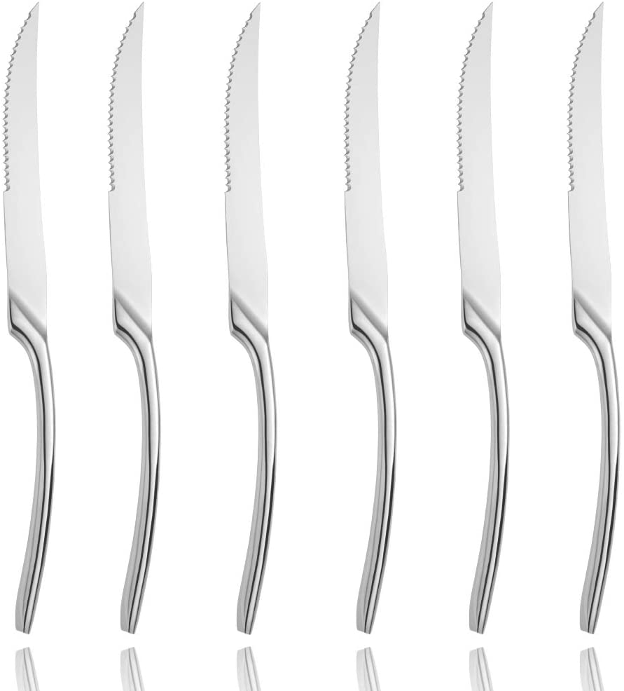 Verona serrated steak knives, set of six