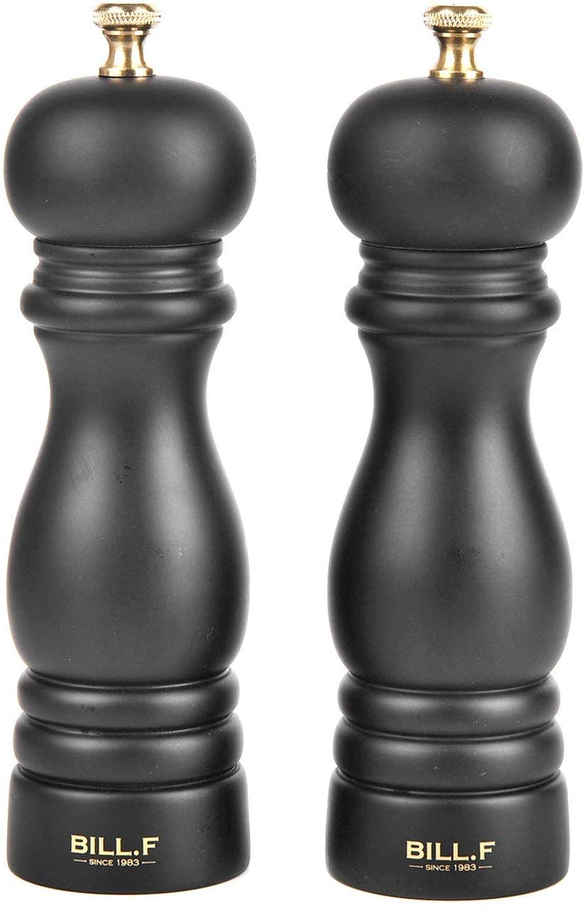 Marlowe wooden salt and pepper grinder set of two