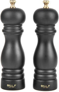 Marlowe wooden salt and pepper grinder set of two