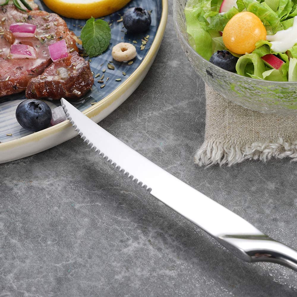 Mirror polished stainless steel handle