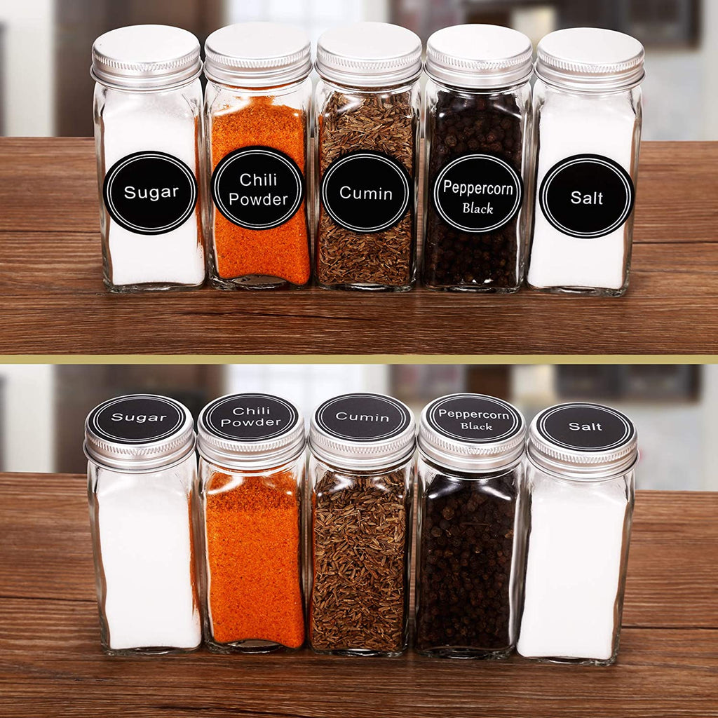 Spice jar set contents